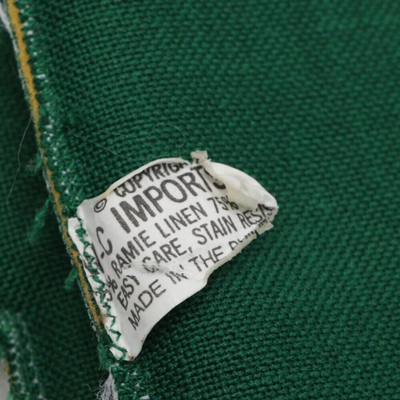 Vintage Embroidered Christmas Tree Carollers Padded Potholders Holiday Set of 2 - Picture 7 of 8